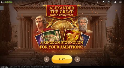 Alexander The Great World Conqueror Slot Grátis